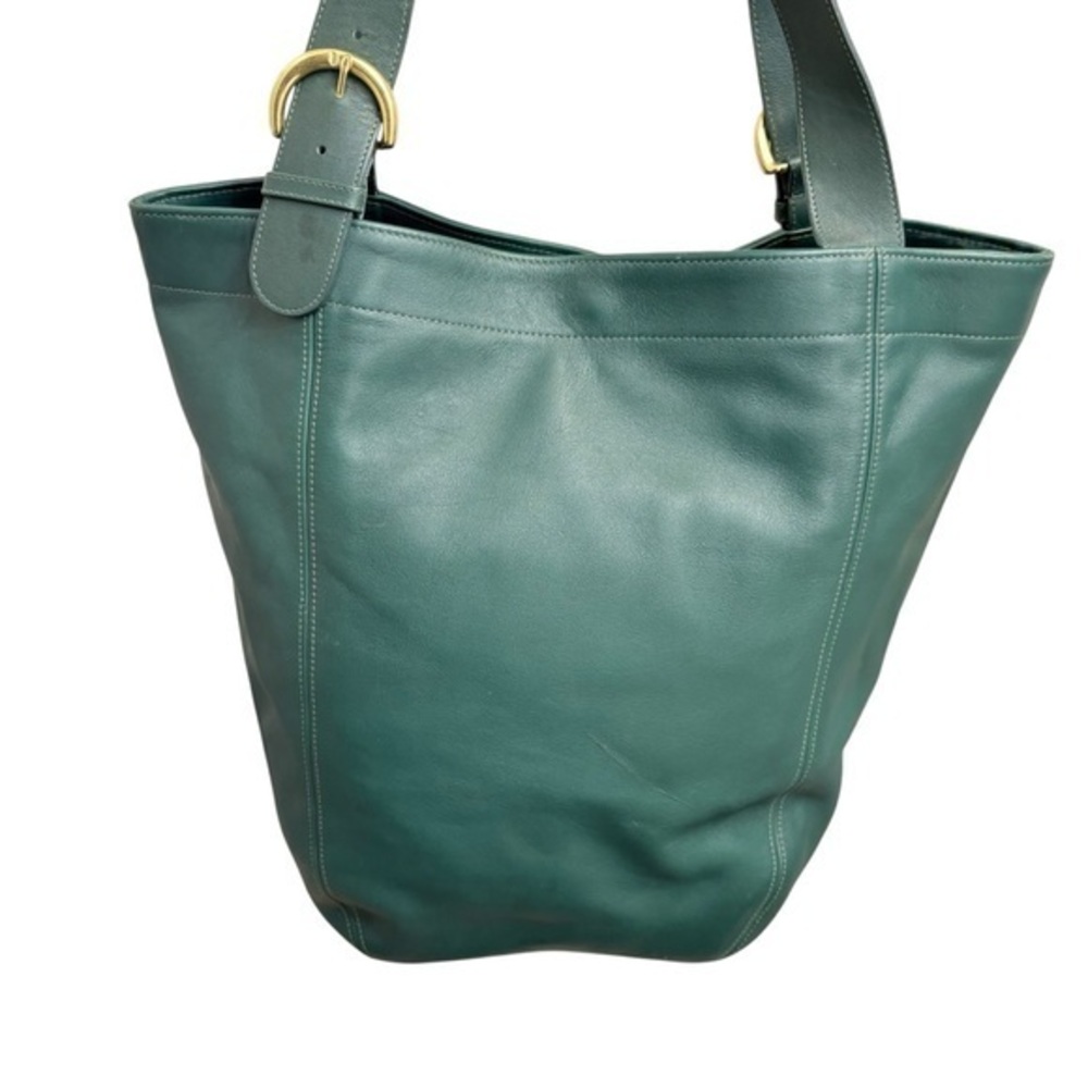 Coach rare vintage green leather large soho bag 4082